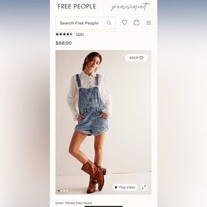 Free People Ziggy jean shorts brand new with tags size L
